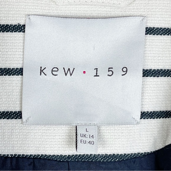 Kew 159 Blazer Jacket One Button Striped Lined - Picture 10 of 12